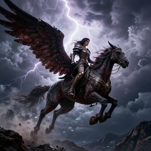 Chivasina on Majestic Winged Beast