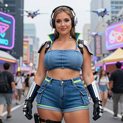 Cyberpunk Explorer at Downtown Festival