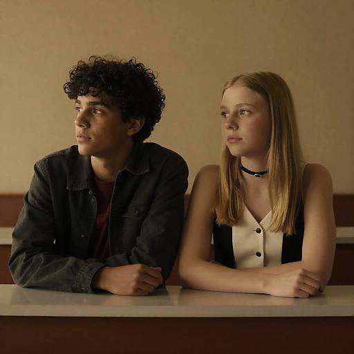 Teenagers at Cozy Counter Scene