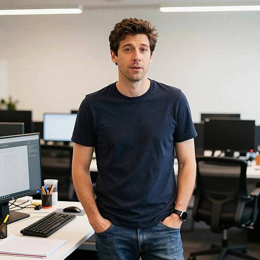Sam Altman Casual Startup Portrait