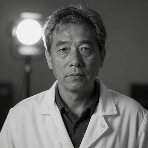 Gritty Lab Portrait in High Contrast