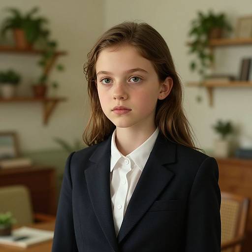 Photorealistic Portrait of Tender Girl