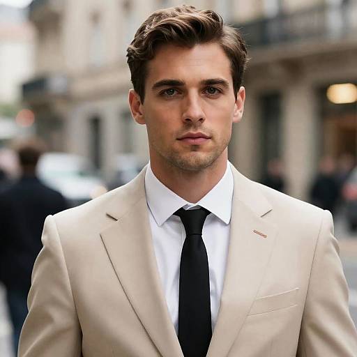 Handsome Man in Urban Setting