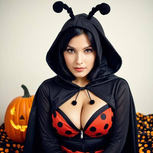 Charming Ladybug Halloween Costume Design