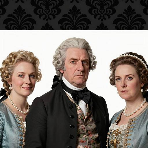 Formal 18th-Century Attire Portrait