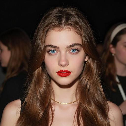 Intense Portrait of a Young Woman