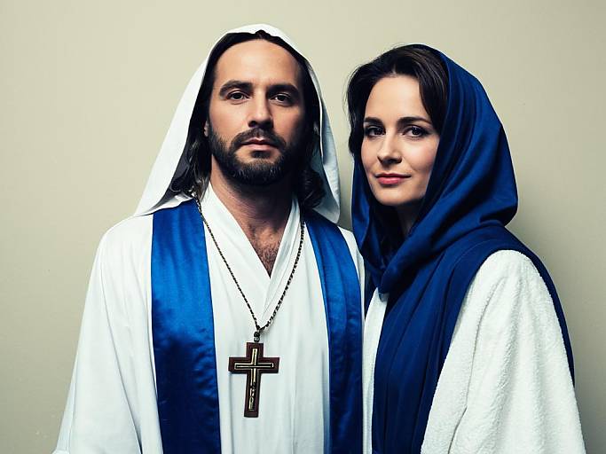 Adult Saint Costume Face Swap