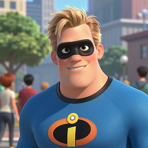 Mr. Incredible Close-Up Portrait