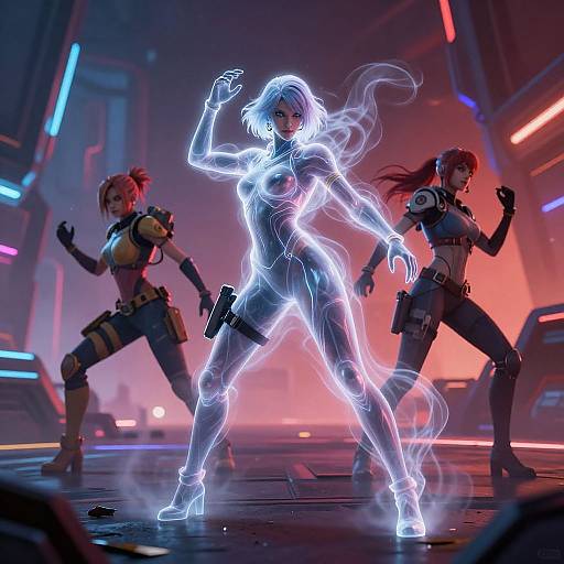 Apex Legends Wraith Phase Shift Art