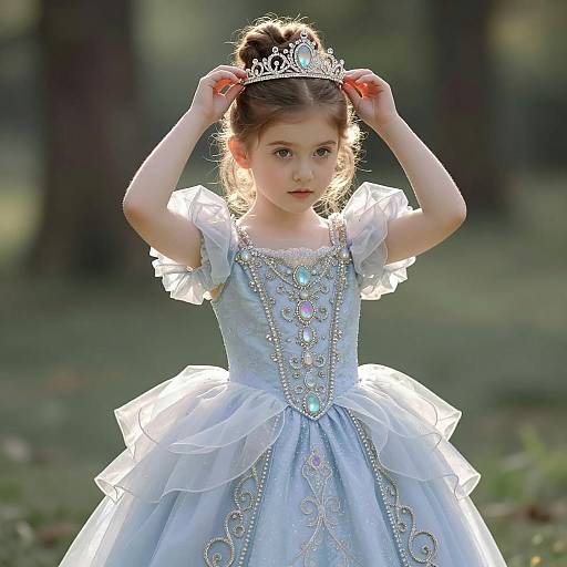 Enchanting Princess Portrait in Nature
