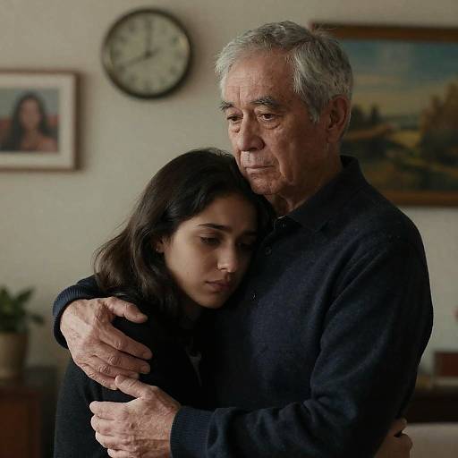 Emotional Embrace: Generational Connection