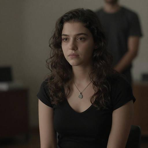 Moody Portrait of a Young Woman