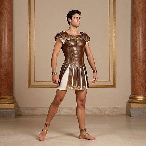 Grecian Roman Dance Costume Scene