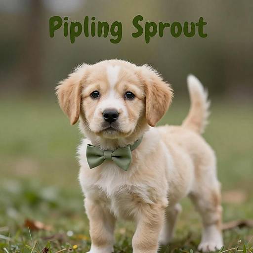 Pipling Sprout: Curious Puppy Explorer
