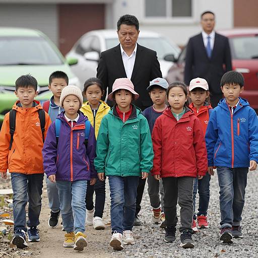 Guiding Children on a Colorful Journey