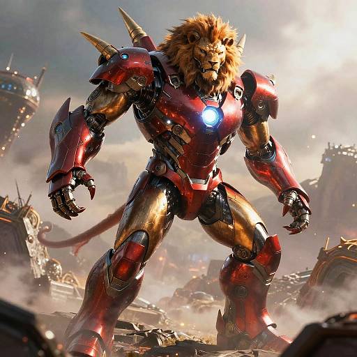 Mechanical Volcanic Forge Lion