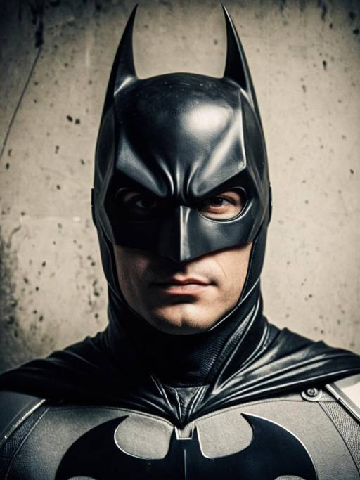 Cinematic Batman Mask Cosplay Portrait