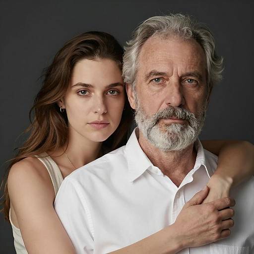 Calm Embrace: Generational Bond