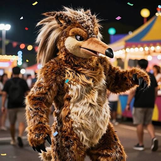 Carnival Anteater Costume with Details