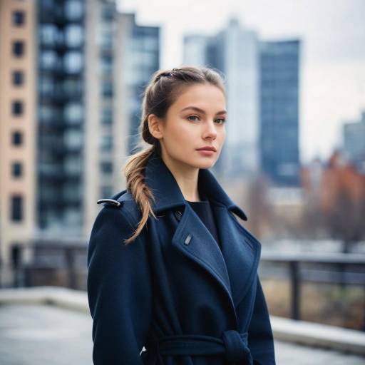 Confident Woman in Urban Portrait