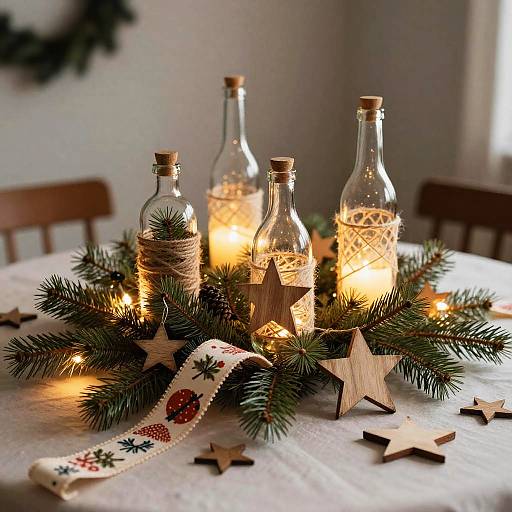 Eco-Friendly Festive Christmas Centerpiece
