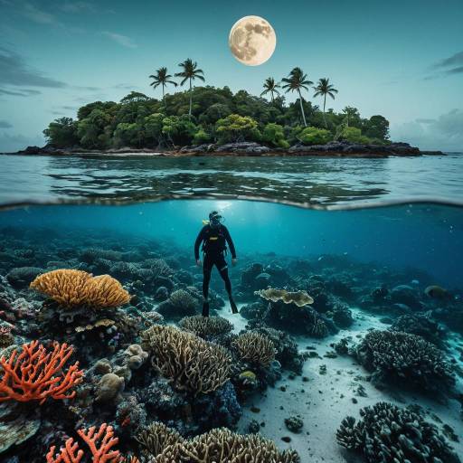 Scenic Snorkeling on a Tropical Island Scenic Snorkeling on a Tropical Island