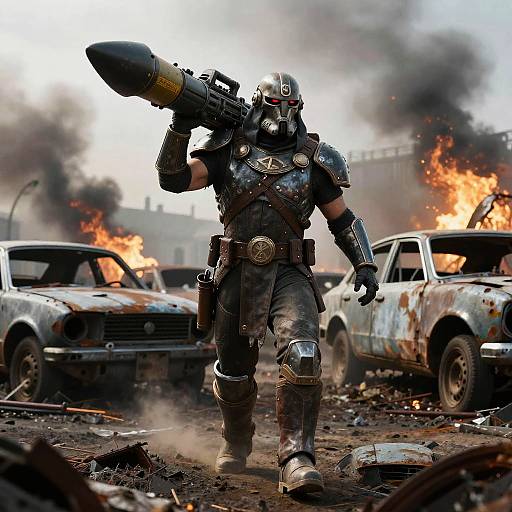 Mutant Warlord in Radioactive Wasteland