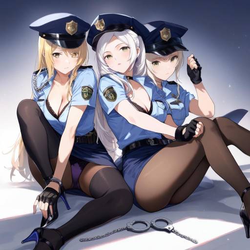 Police-Themed Female Characters in Uniform
