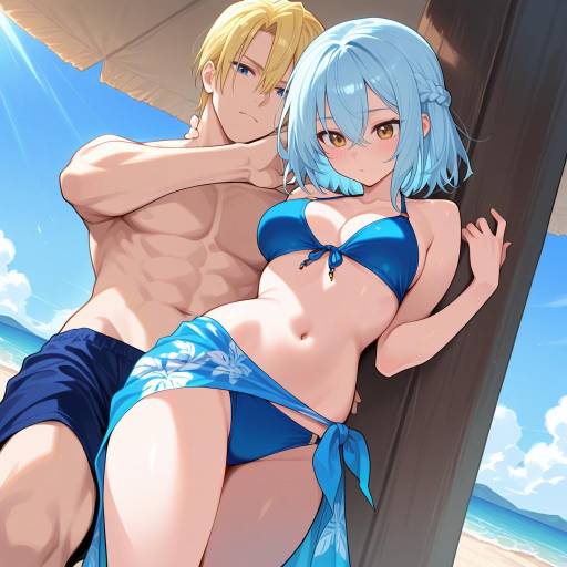Beach Day with Dimitri and Girl