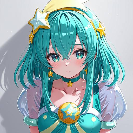 Illustration of Cure milky, precure in the style of Kuhotaka