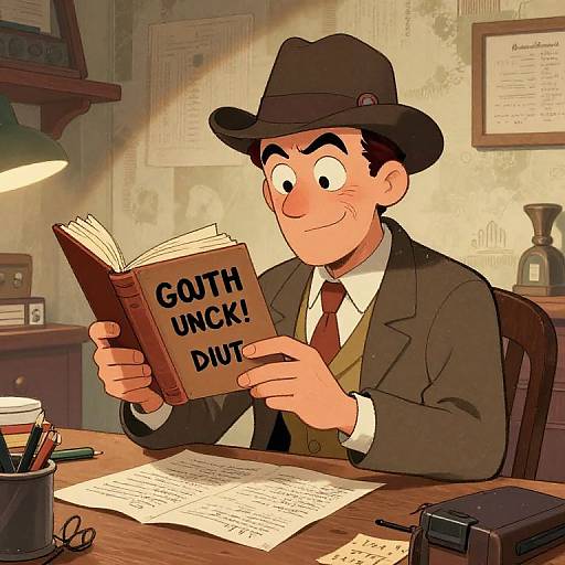 Retro Detective Solving Quirky Mystery