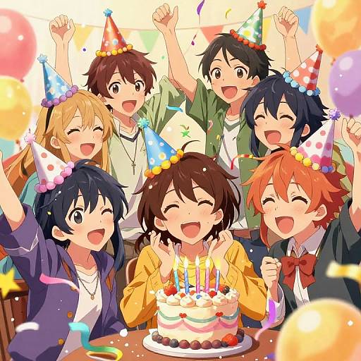 Anime Friends Birthday Celebration