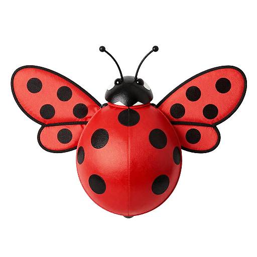 Ladybug Costume with Wings and Dots