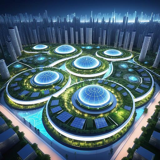 Futuristic Sustainable City at Global Summit Futuristic Sustainable City at Global Summit