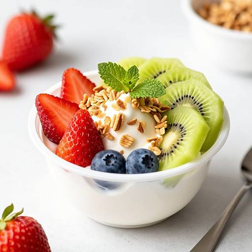 Bright Summer Frozen Yogurt Bowl