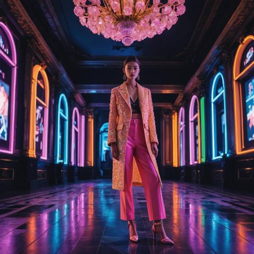 High Fashion Photo in Grand Palace Hall