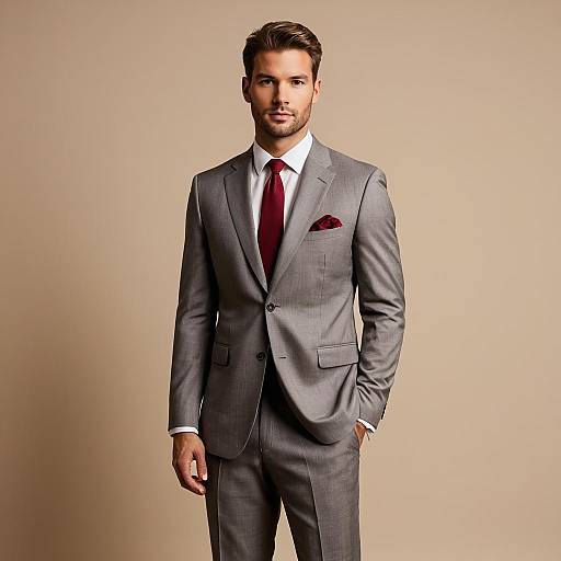 Stylish Men's Portrait in Formal Attire