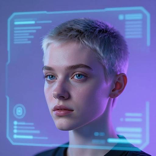 VR Buzz Cut Filter Portrait