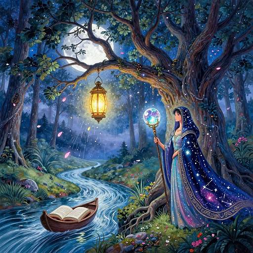 Celestial Forest of Creative Dreams