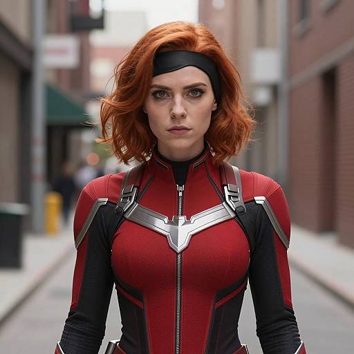 Realistic Garnet Cosplay in City Alley