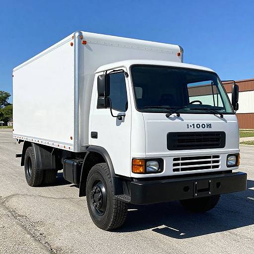 Detailed Illustration of IZ40 Delivery Truck