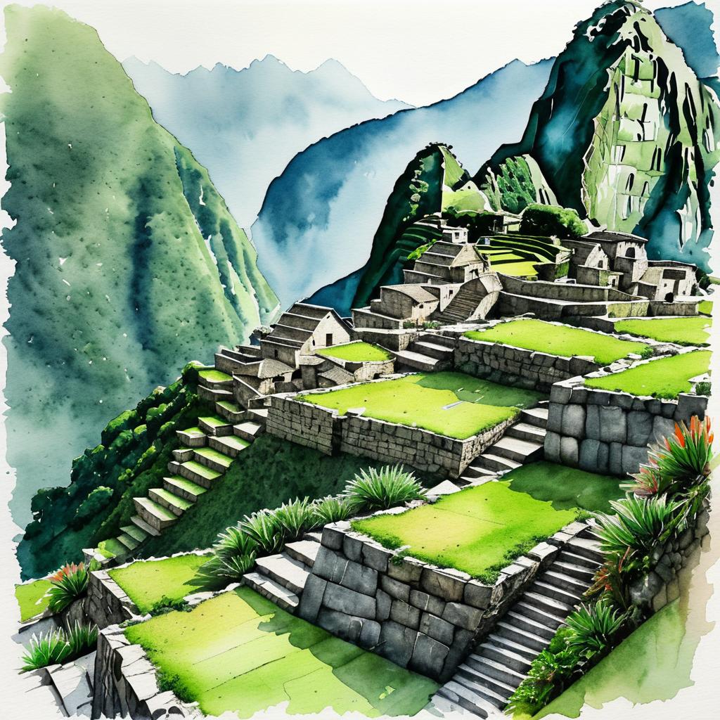 Lush Machu Picchu: A Travel Sketch