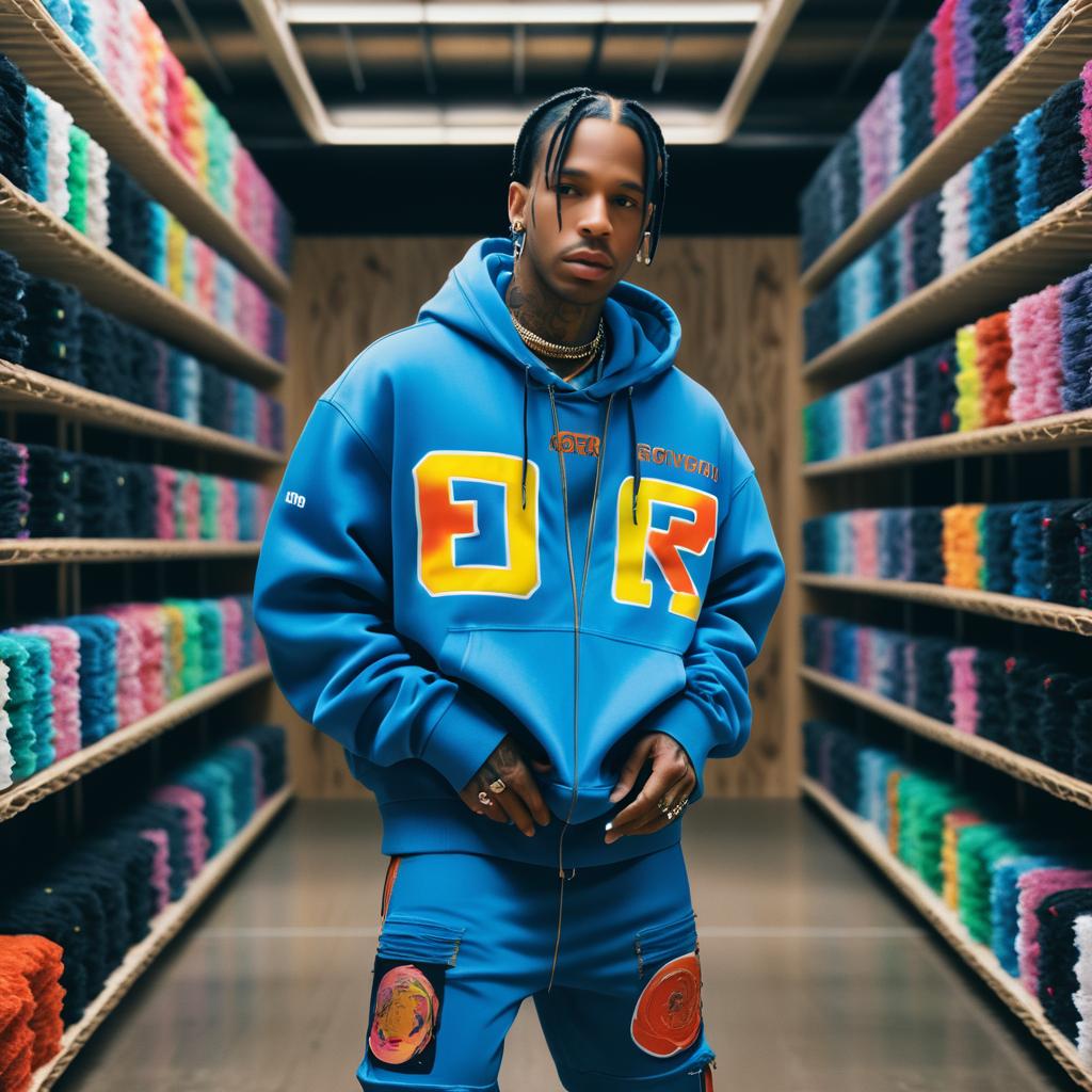 Travis Scott in Orichi Streetwear Collection