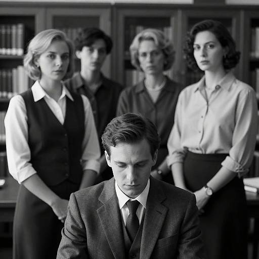 Intense Moments in a Library Setting