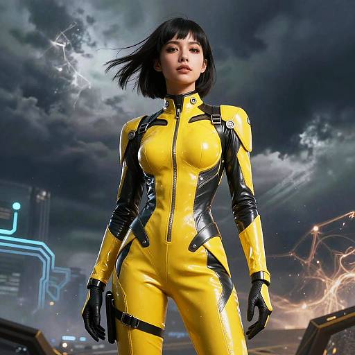 Futuristic Electric Heroine Elesa