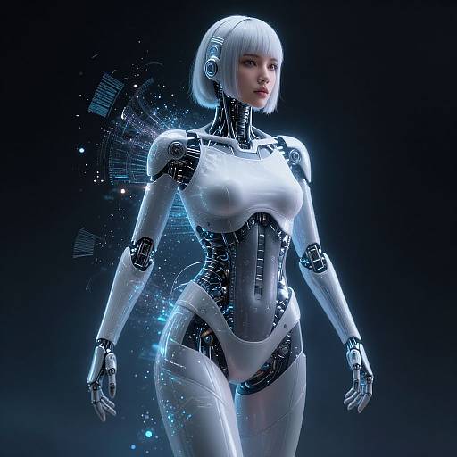 Cybernetic Female AI Transformation