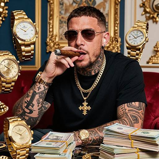 Andrew Tate Luxury and Wealth Scene