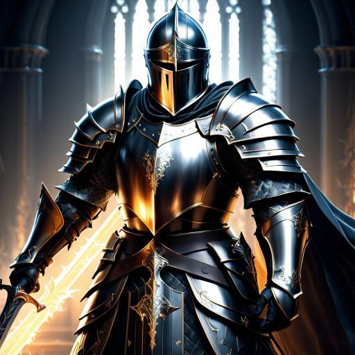 Dark Souls Inspired Knight in Detailed Armor