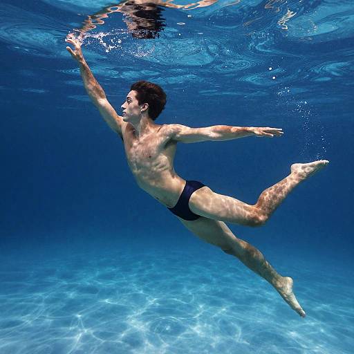 Artistic Underwater Swimwear for Trans Guys