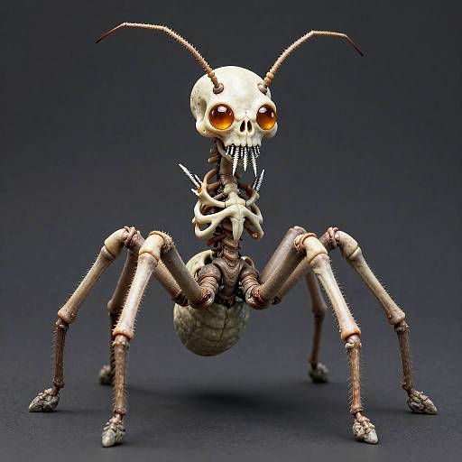 Silicate Arboreal Arachnoid with Skeletal Head